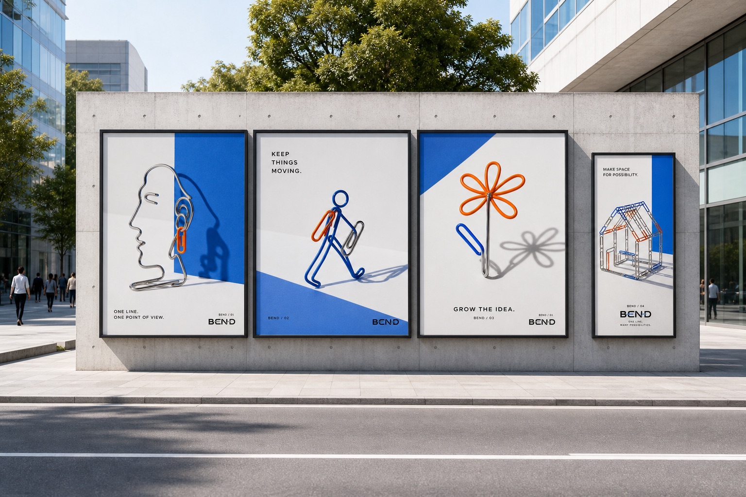 Outdoor campaign visual direction